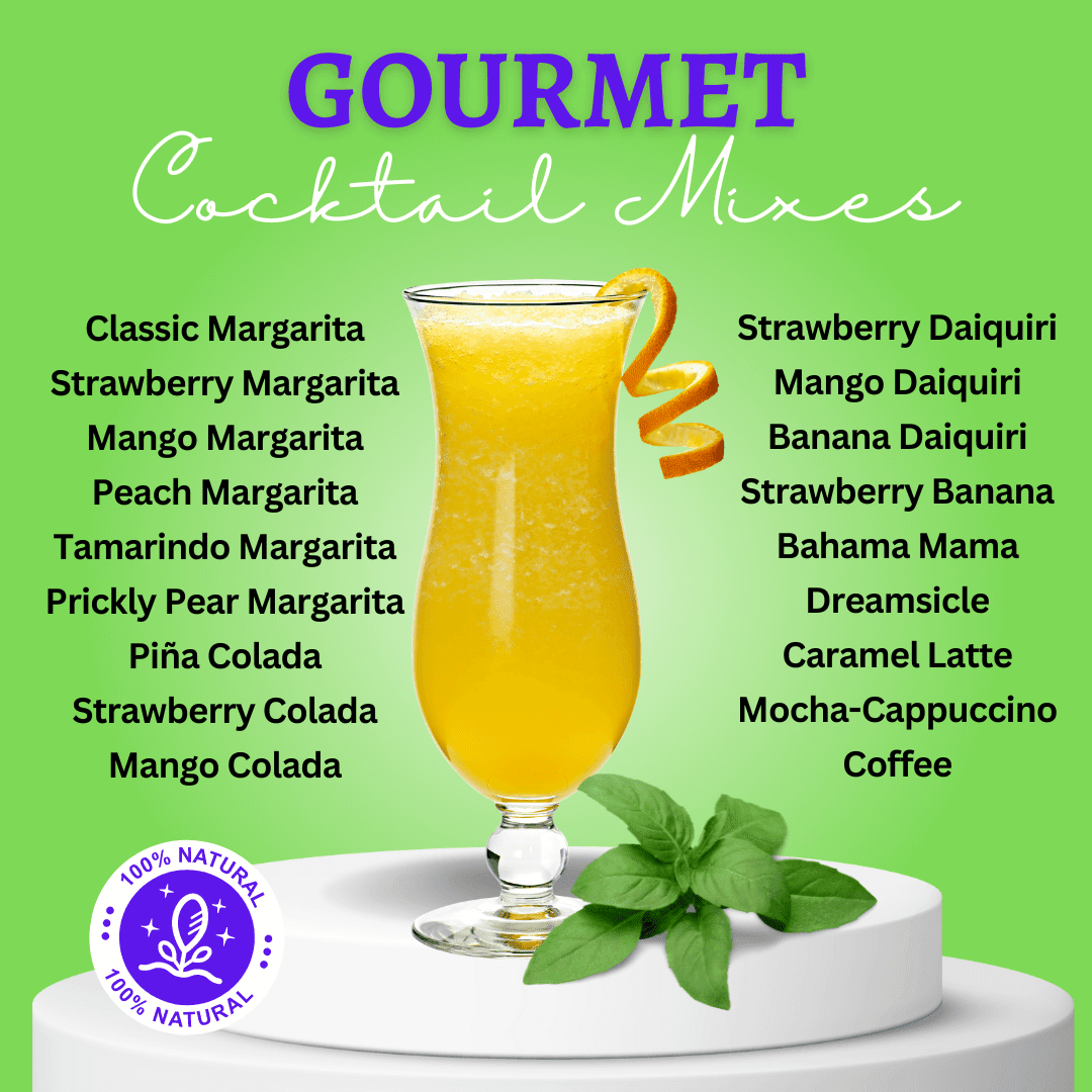 GOURMET COCKTAIL MIXES, ALL NATURAL. BAJA MAMAS